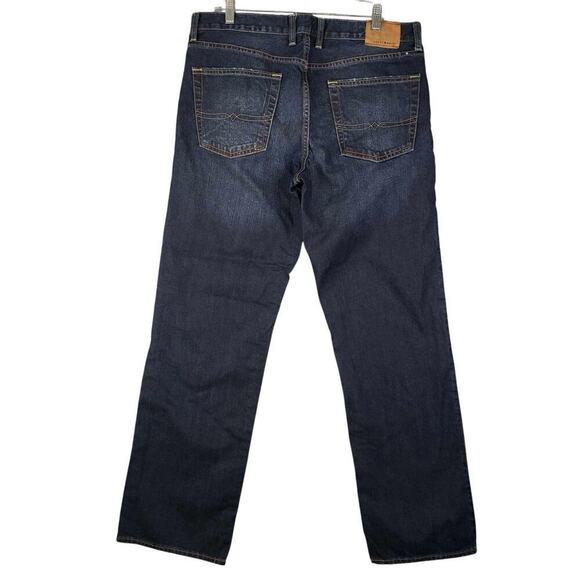 Lucky Brand Jeans Men's 34x32 Straight Leg Medium Wash Stretch 5-Pocket - Picture 3 of 13